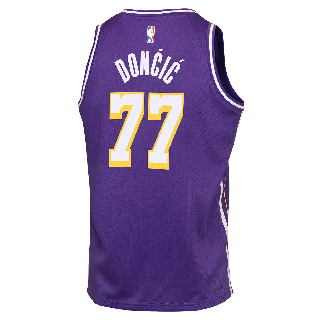 Nike Jordan Lakers Doncic 77 Kids Statement Jersey