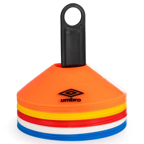 Umbro 20cm Football Training Saucer Cone Set - 50 Pack