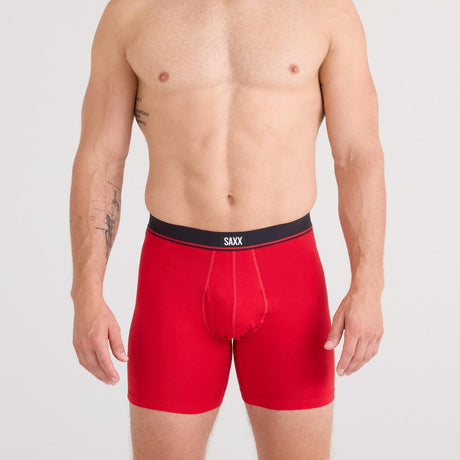 SAXX Essential Cotton Stretch Cotton Boxer Brief 6" - 3 Pack