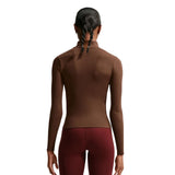 NIKE WMS ONE DF FZ FITTED JACKET Brown