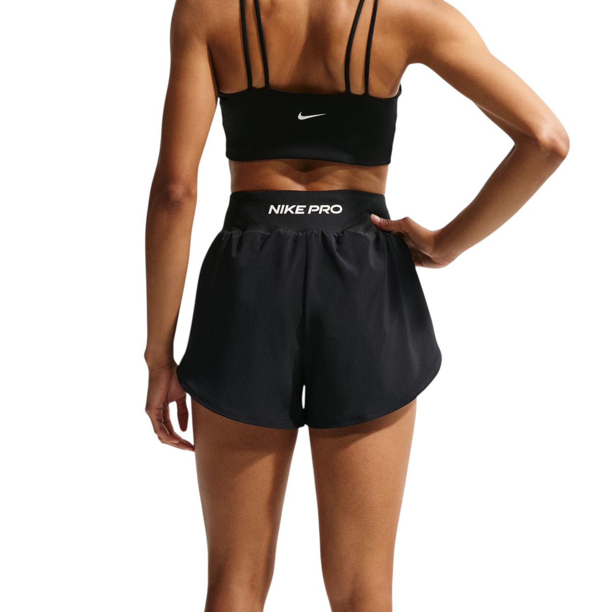 Nike Pro Sculpt Womens Dri-FIT High-Waisted 2-in-1 3 Inch Shorts