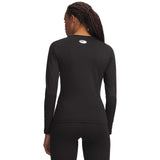 UA Wms ColdGear Crew Black