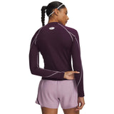 UA Wms ColdGear Elite Mock Purple