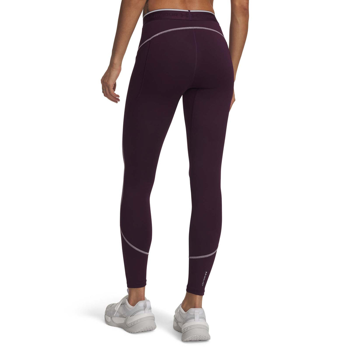 UA Wms ColdGear Elite Legging Purple