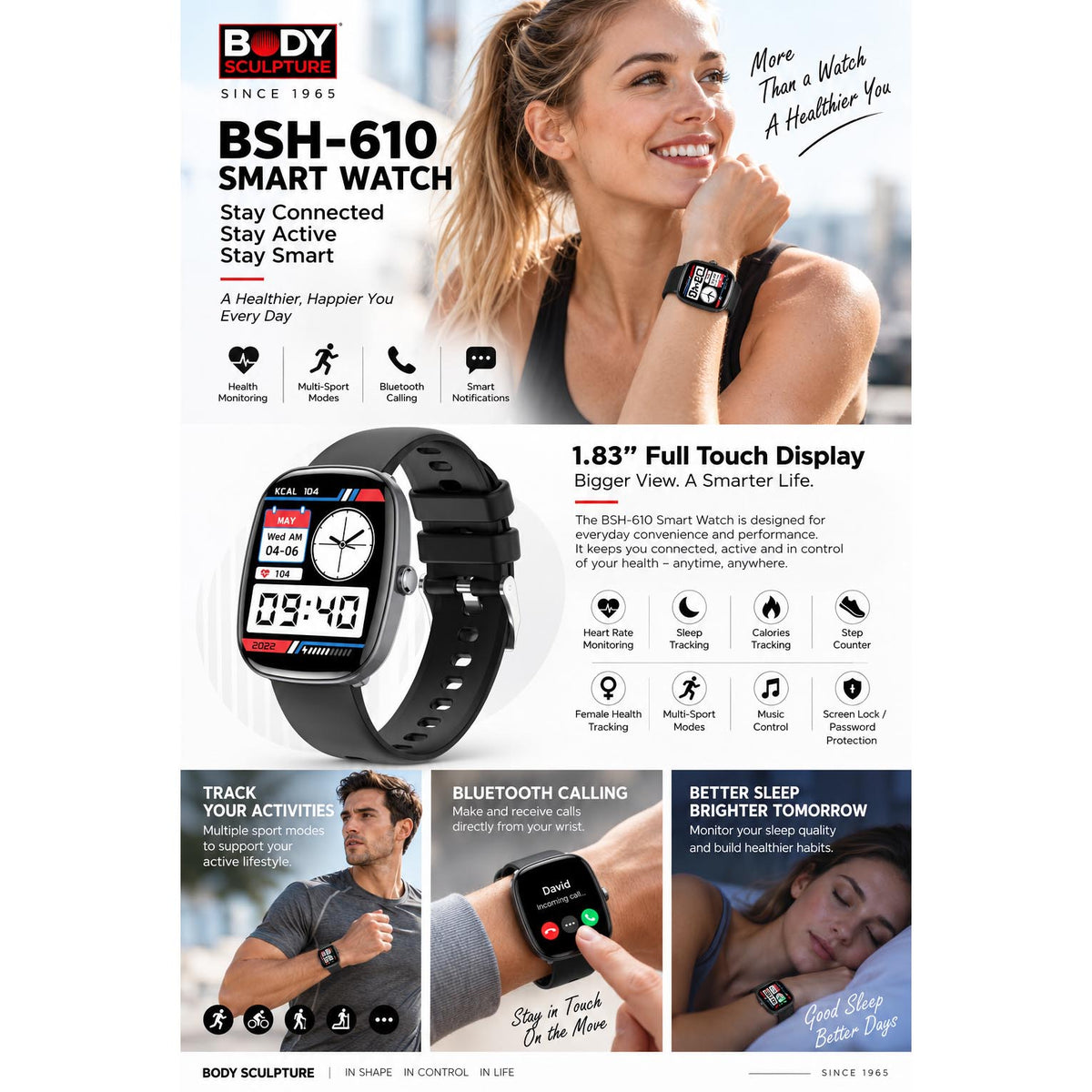 Body Sculpture Smart Watch