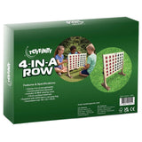 Toyfinity 4-In-A-Row Wooden Game