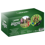 Toyfinity Wooden Bowling Game Set
