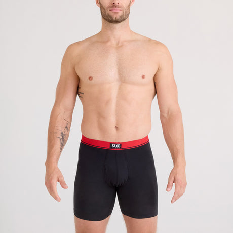 SAXX Essential Cotton Stretch Cotton Boxer Brief 6" - 3 Pack