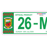 26-MO-SAM Mayo GAA Number Plates