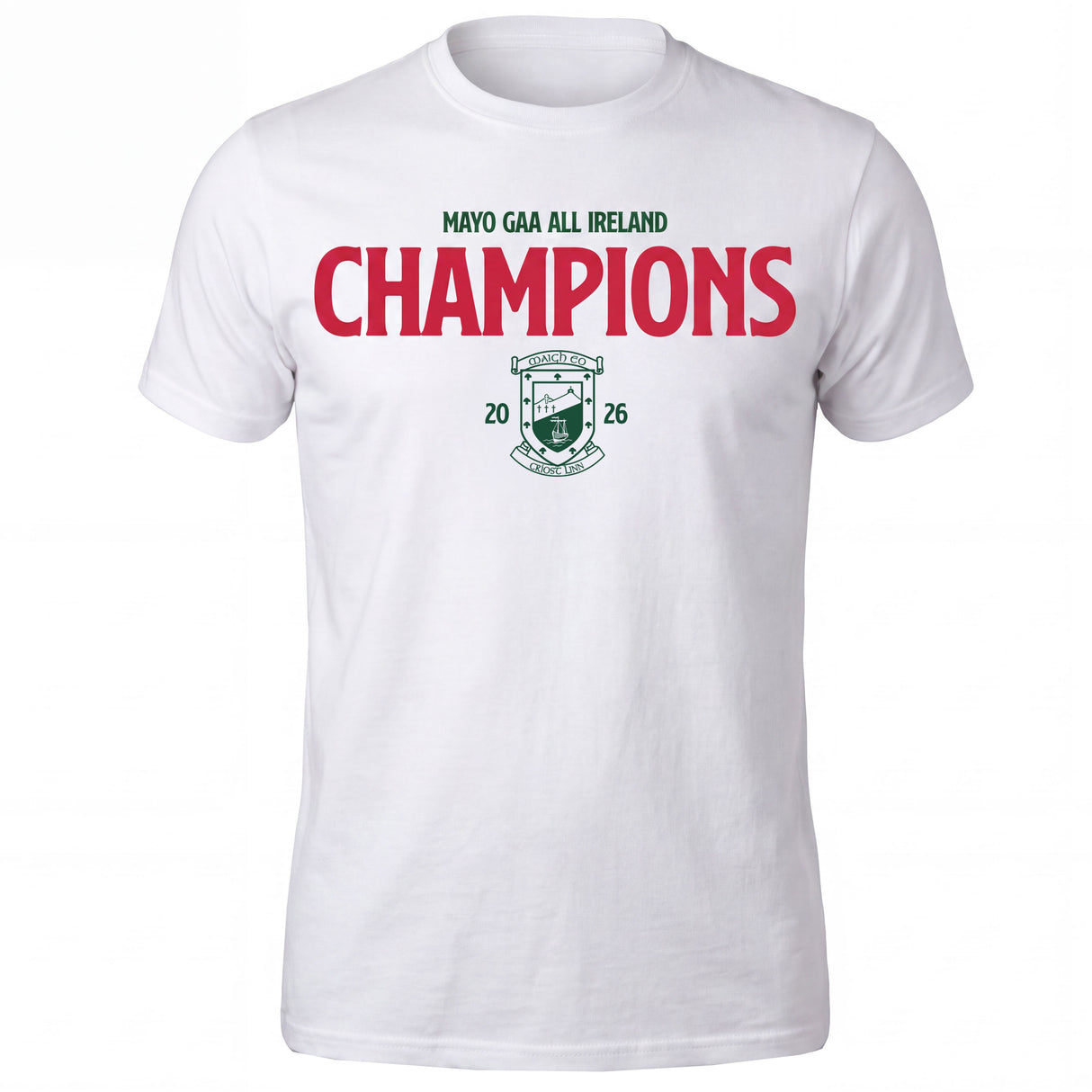 Mayo 2026 Champions Tee White