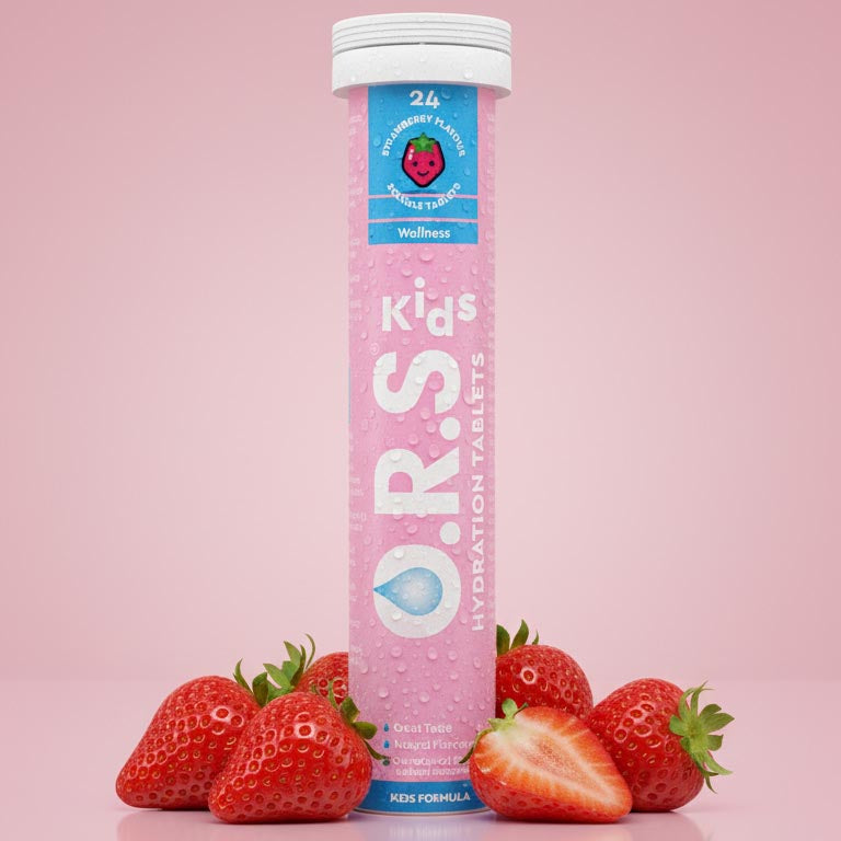 O.R.S Kids Strawberry Flavour Hydration Tablets