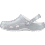 Crocs Classic Glitter Clog Unisex Beach White