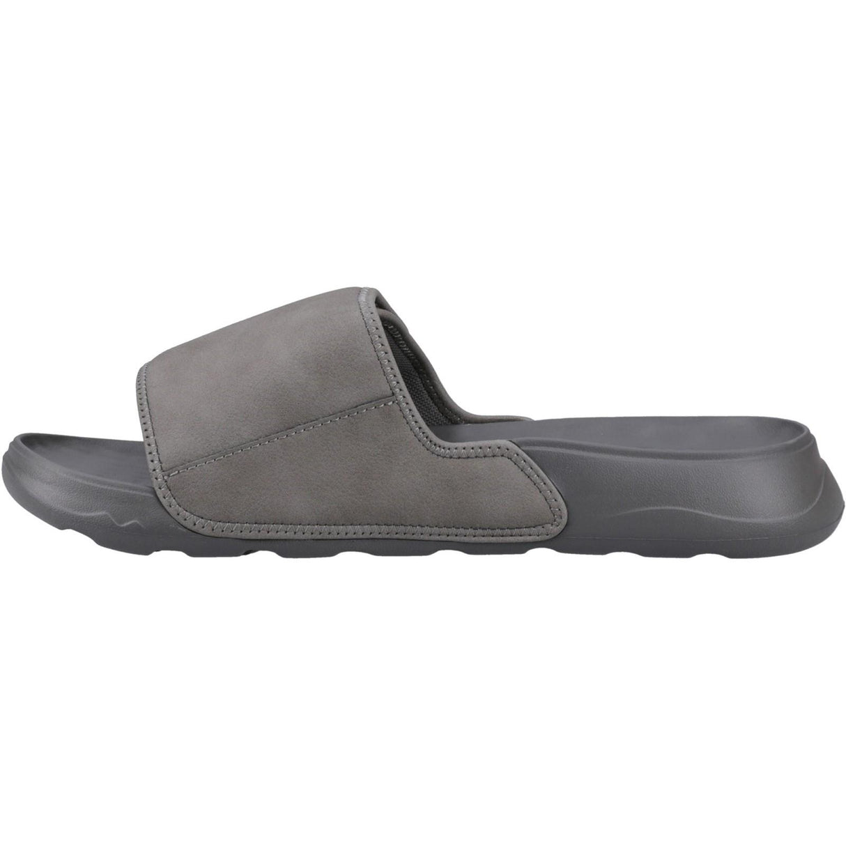 HEYDUDE Mens Shore Slide Classic Sandal Granite Grey