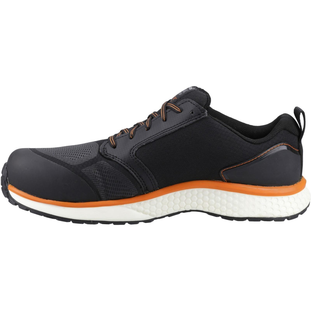 Timberland Pro Mens Reaxion Composite Safety Trainer Black/Orange
