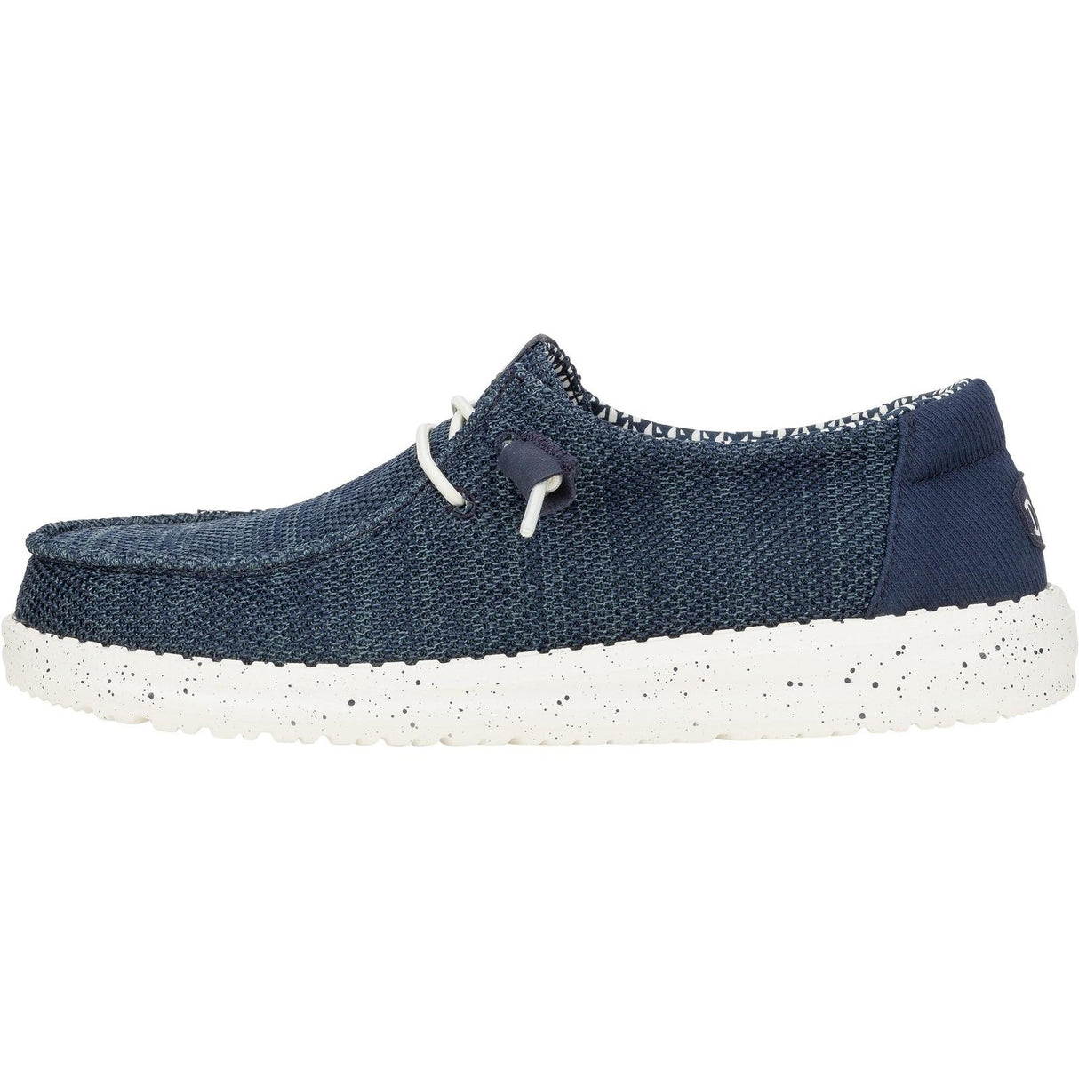 HEYDUDE Womens Wendy Stretch Mesh Shoes Navy
