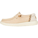 HEYDUDE Womens Wendy Crafted Boho Shoes Tan