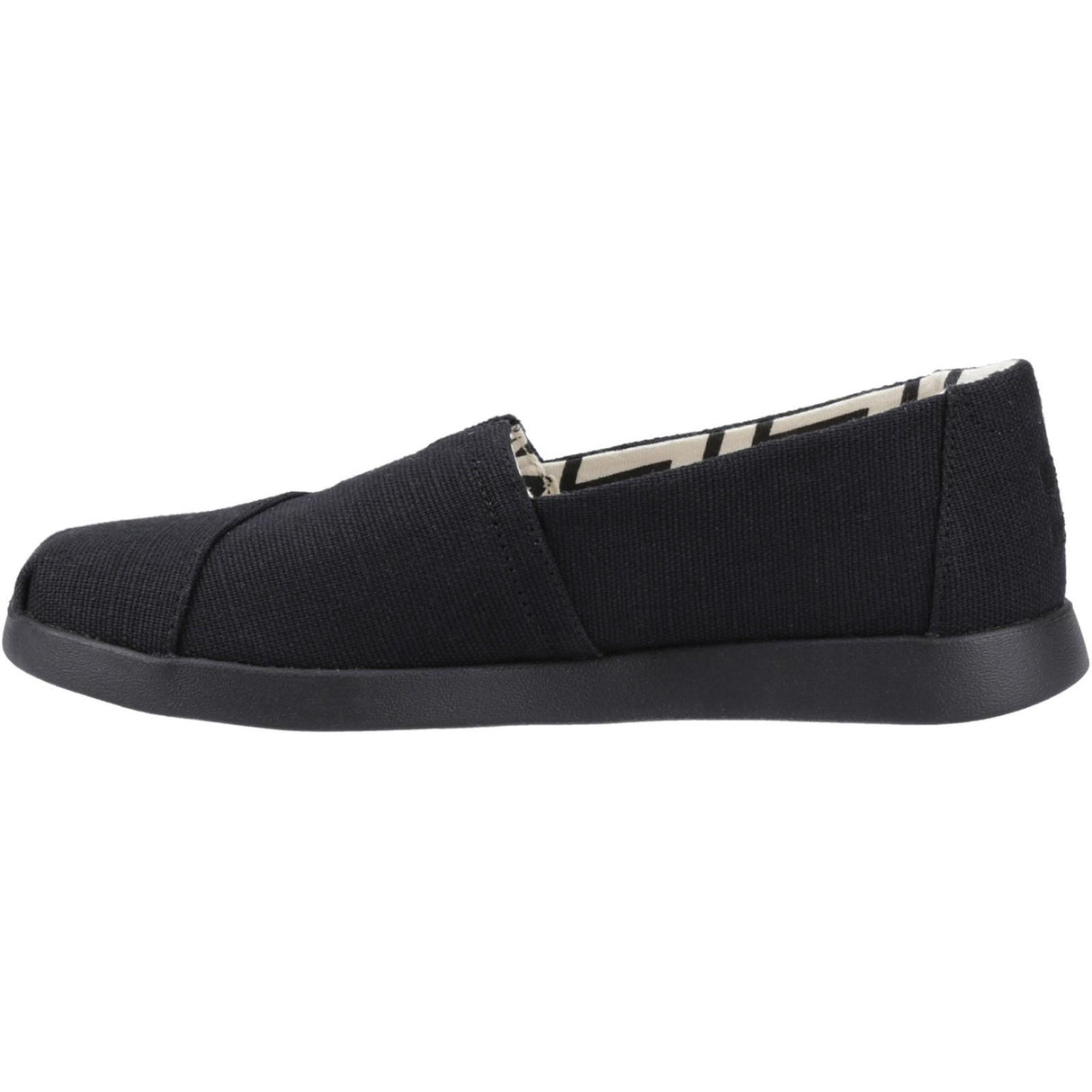 TOMS Womens Alpargata Plus Shoe Black/Black