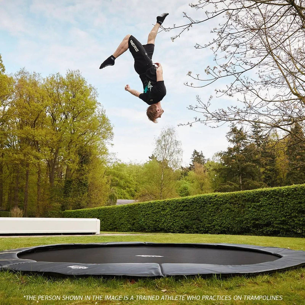 BERG SPORTS Champion FlatGround 380 Trampoline Grey