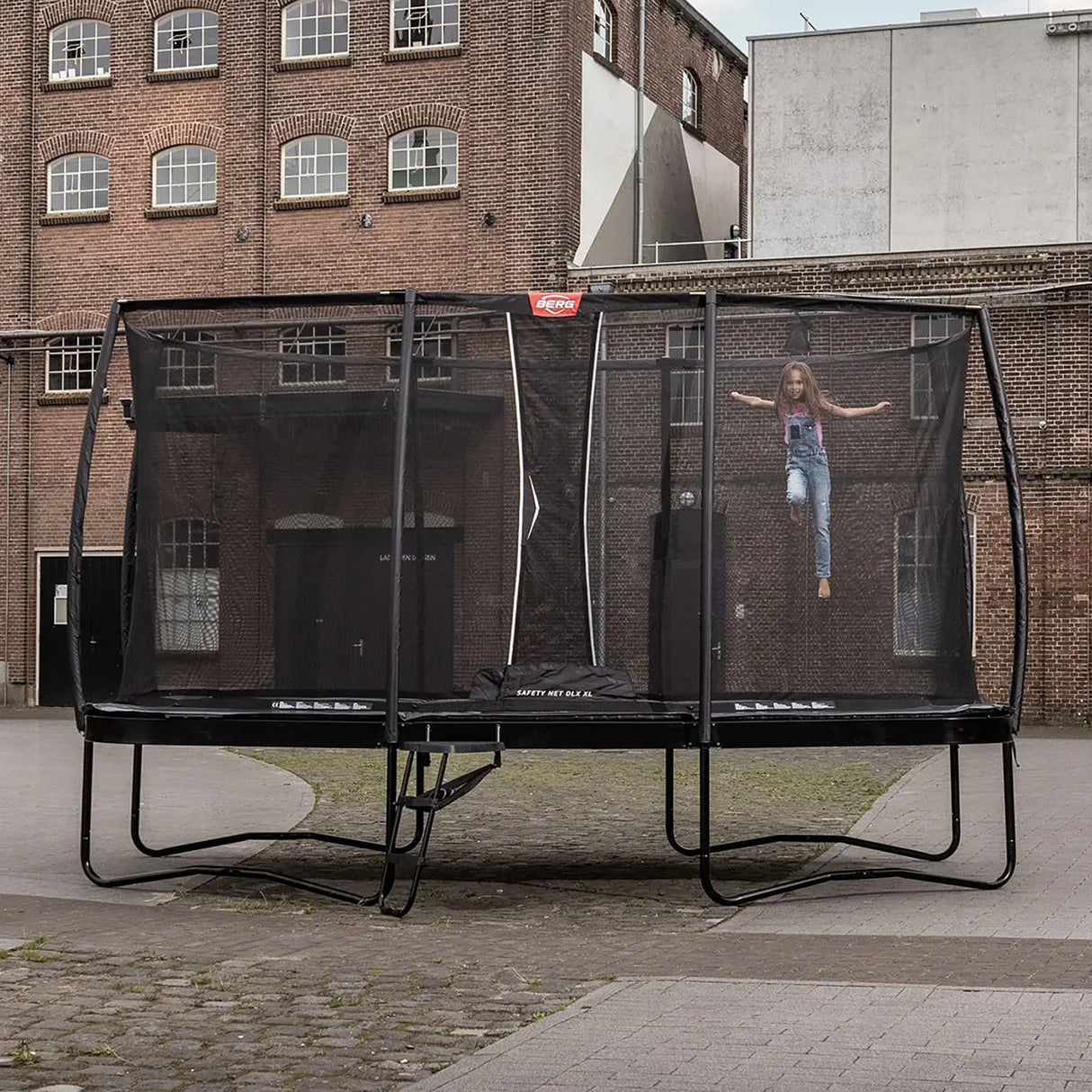 BERG Ultim Elite Regular 500 Trampoline Grey + Safety Net DLX XL