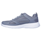 Skechers Mens Dynamight 2.0 Lace Up Memory Foam Trainer Grey