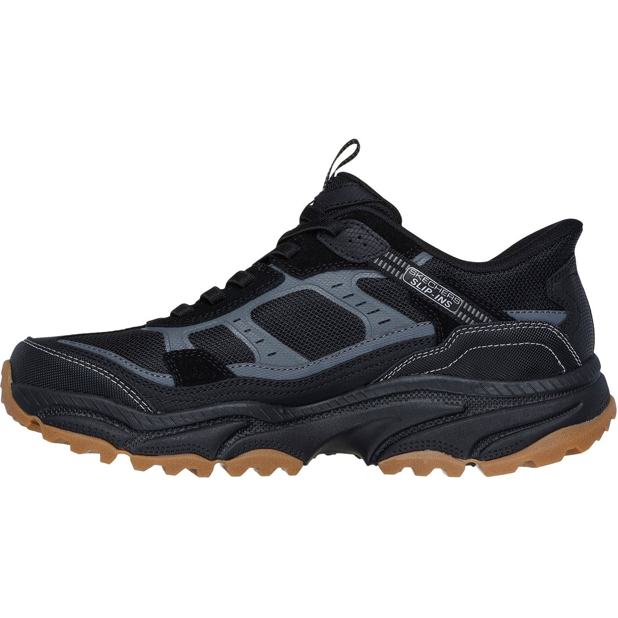 Skechers Mens Vigor AT Hiking Shoes Black
