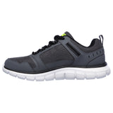Skechers Mens Track Knockhill Shoes Charcoal/Black