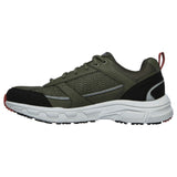 Skechers Mens Oak Canyon Verketta Trainers Olive/Black