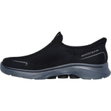 Skechers Mens GO WALK 7 Easy On Evolution Trainer Black/Charcoal