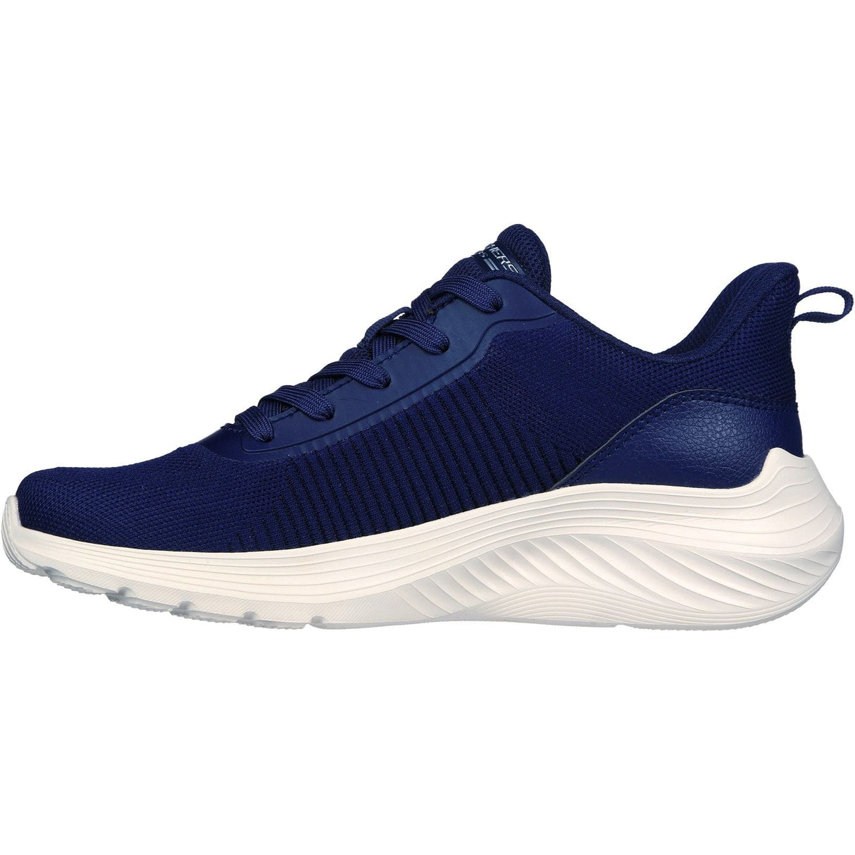 Skechers Womens Bobs Squad Waves Shoes Navy