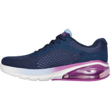 Skechers Womens Go Walk Air 3.0 Trainers Navy/Purple