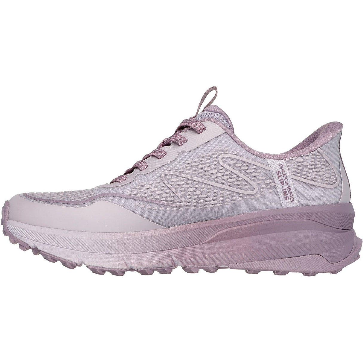 Skechers Womens Switch Back Mist Hiking Shoes Pink/Multi