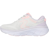 Skechers Womens D'Lux Walker 2.0 Active Pace Trainer Off White/Pink