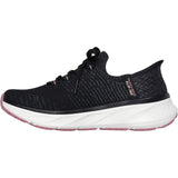 Skechers Womens Edgeride Impression Shoes Black/Pink