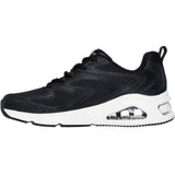 Skechers Womens Tres-Air Uno Glit-Airy Trainers Black
