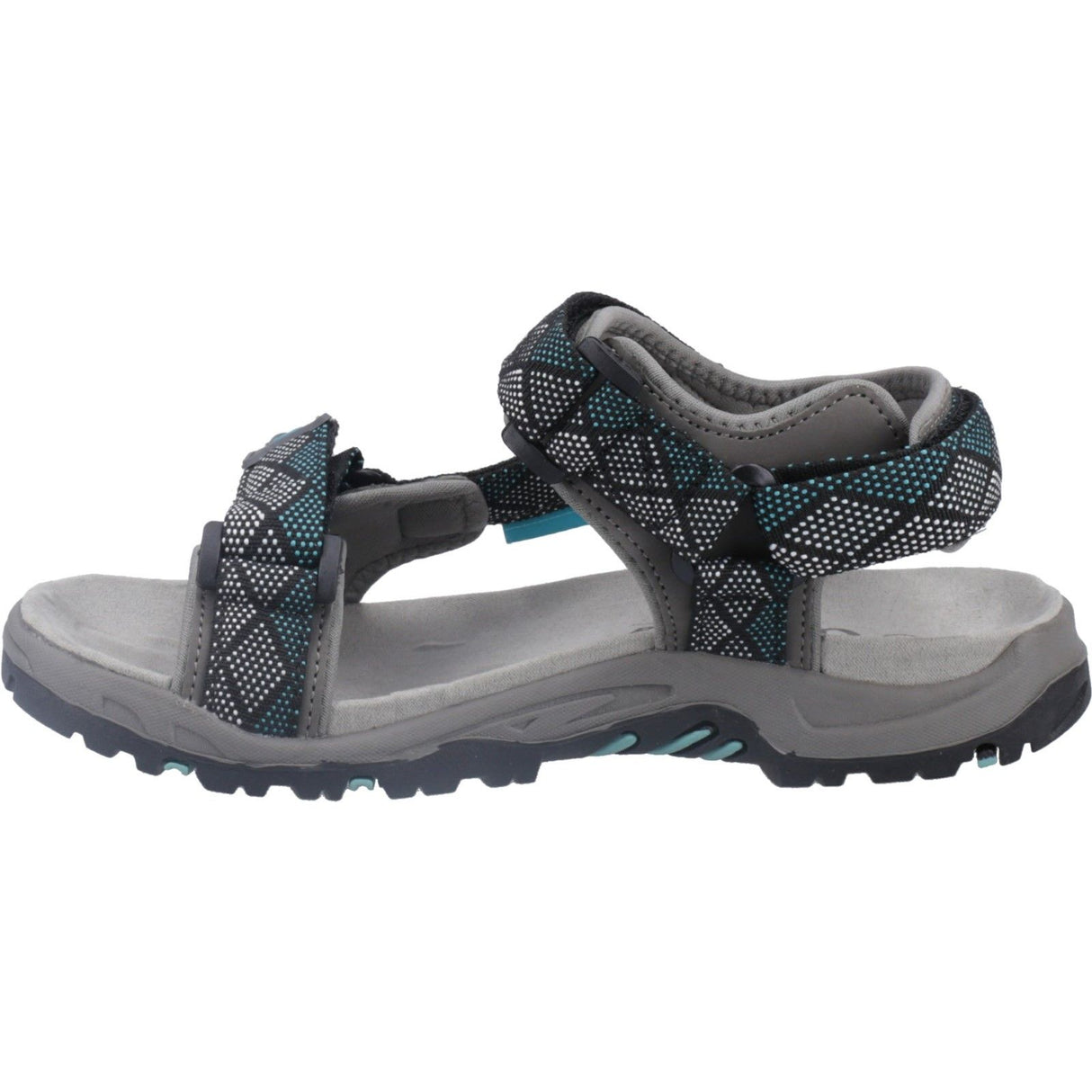 Cotswold Womens Foxcote Sandals Grey/Turquoise