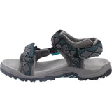 Cotswold Womens Foxcote Sandals Grey/Turquoise