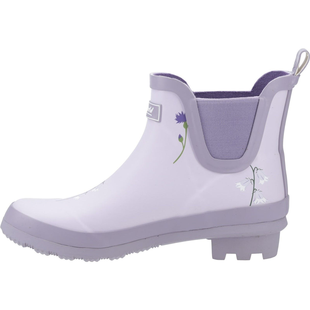 Cotswold Womens Wildflower Ankle Wellingtons Lilac