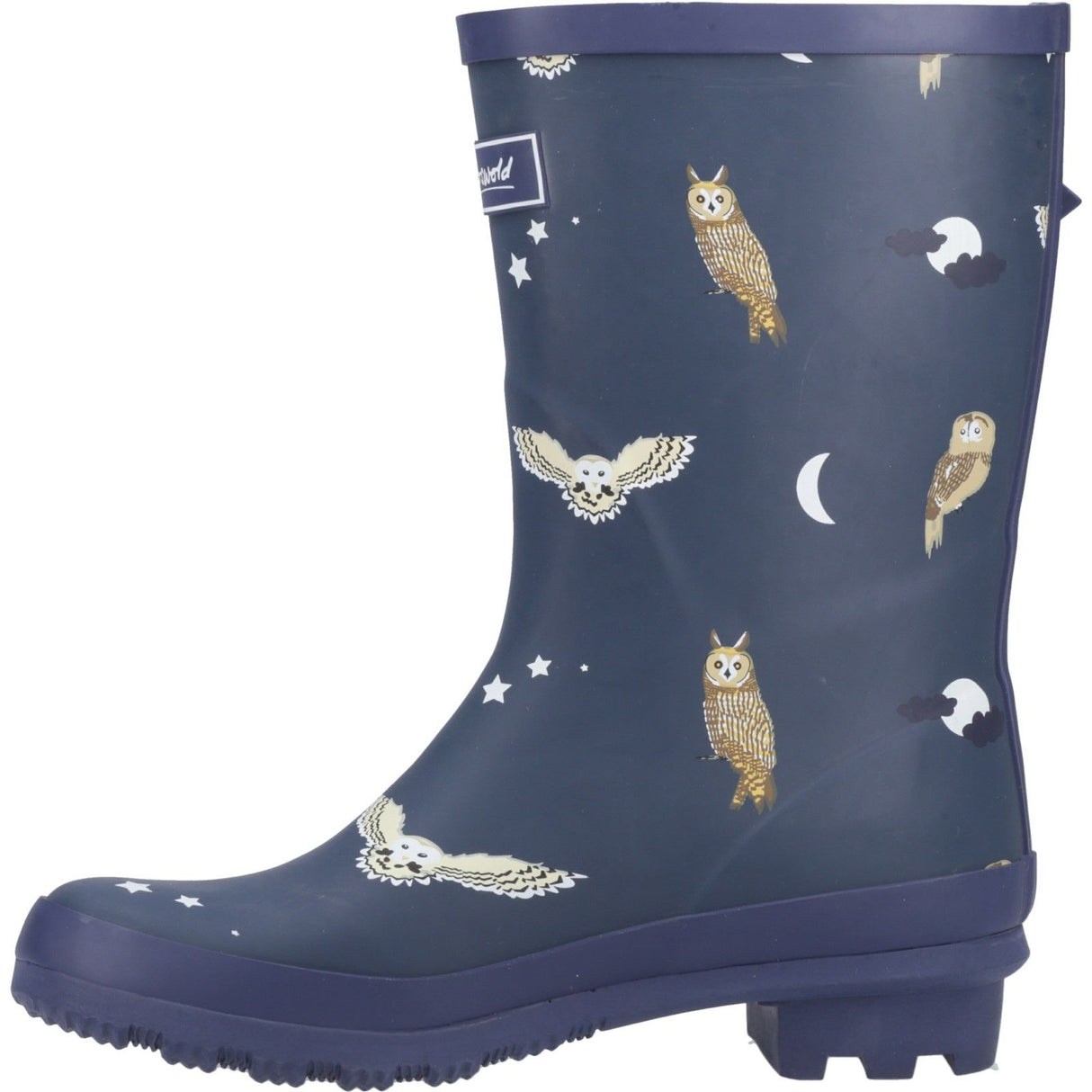 Cotswold Womens Woodland Mid Wellingtons Owls
