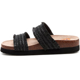 Rocket Dog Womens Aruba Raffia Sandal Black
