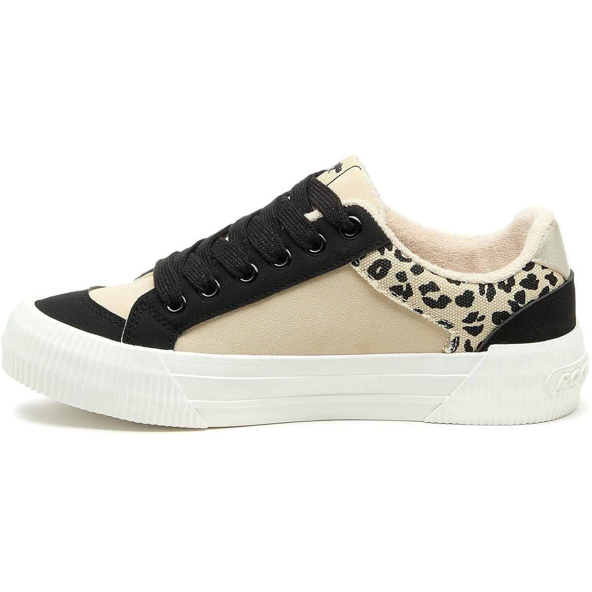 Rocket Dog Womens Cheery Blocked Trainer Black/Natural