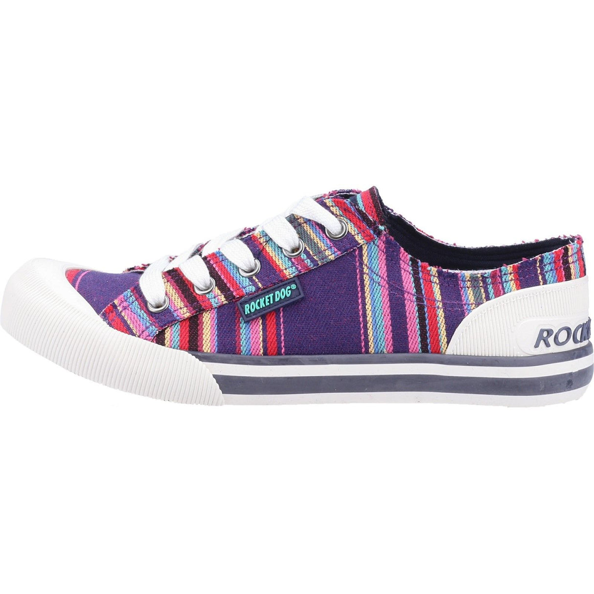 Rocket Dog Womens Jazzin Trainer Purple Multi