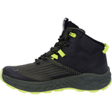 Hi-Tec Mens Fuse Trail Mid WP Trainers Black/Olive