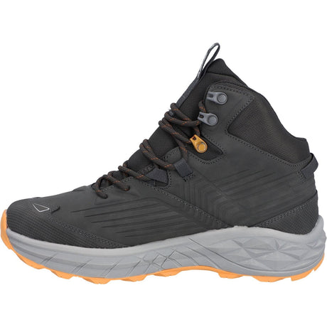 Hi-Tec Mens Fuse Trek Mid Hiking Boots Chocolate Brown/Timber Wolf