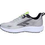 Hi-Tec Mens Santorini Trainers Cool Grey/Black/Acid Lime