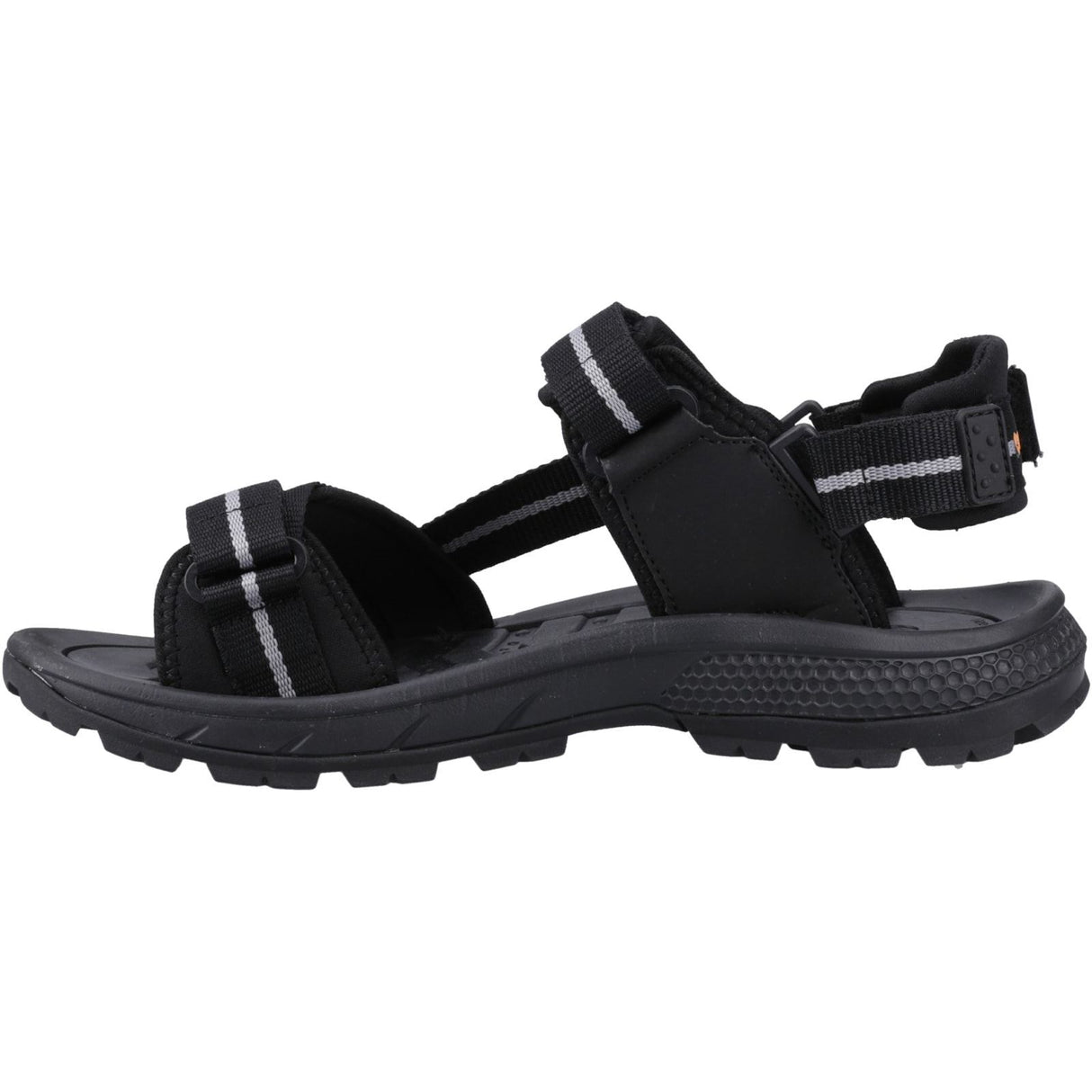 Hi-Tec Mens Sierra Sandal Black/Grey/Orange