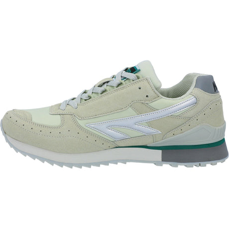 Hi-Tec Mens Silver Shadow OG Trainer Silver/Grey/Green