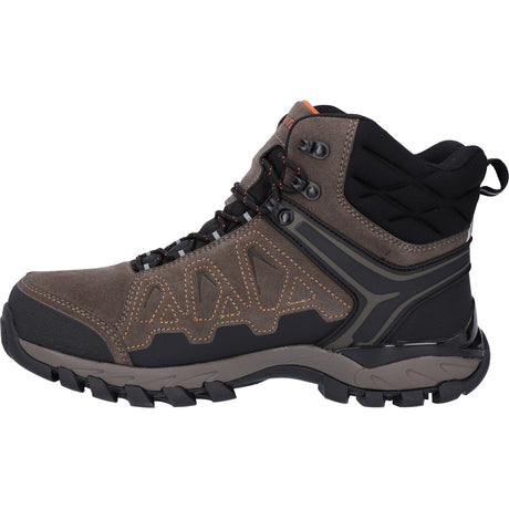 Hi-Tec Mens V-Lite Explorer WP Hiking Boots Chestnut/Orange