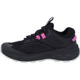 Hi-Tec Womens Fuse Trail Low Trainers Black/Cool Grey/Cyclamen