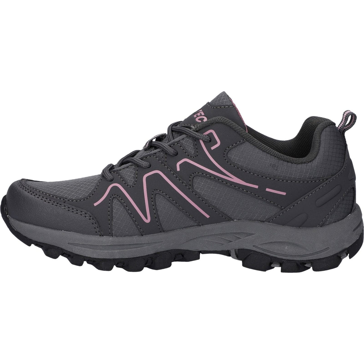 Hi-Tec Womens Maine Shoes Steel Grey Charcoal