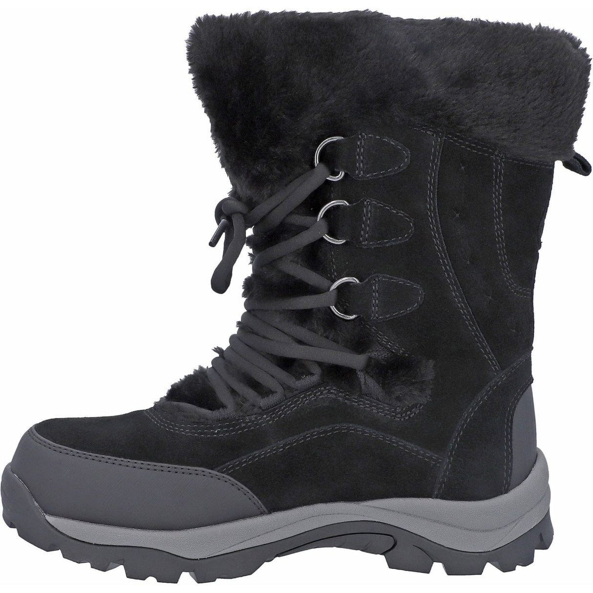 Hi-Tec Womens Mortiz 200 Hiking Boots Black